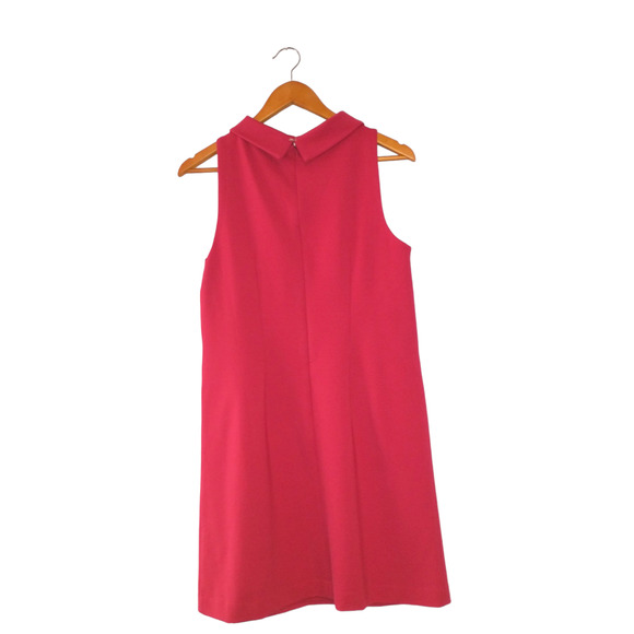 Ann Taylor Petite Sleeveless Dress Red Medium Polished Work Wear Career NWT - Picture 6 of 11
